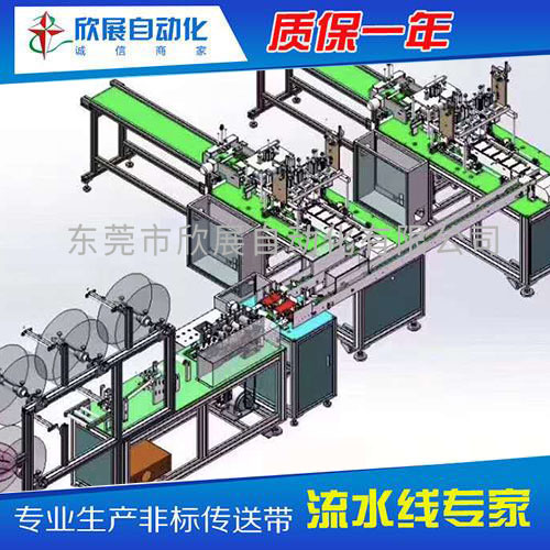 口罩机流水线
