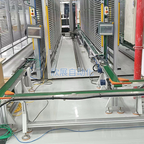 立库皮带线安装案例