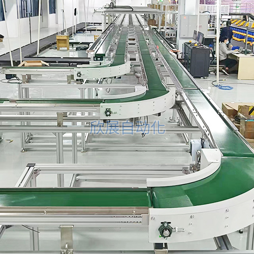 皮带线安装现场2