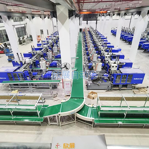 注塑机皮带线安装案例